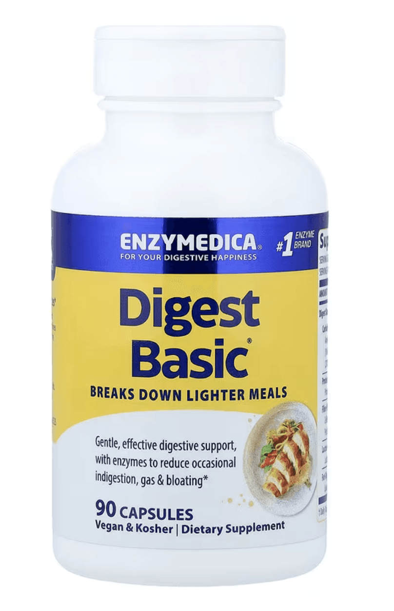 Enzymedica, Digest Basic, формула з незамінними ферментами, 90 капсул