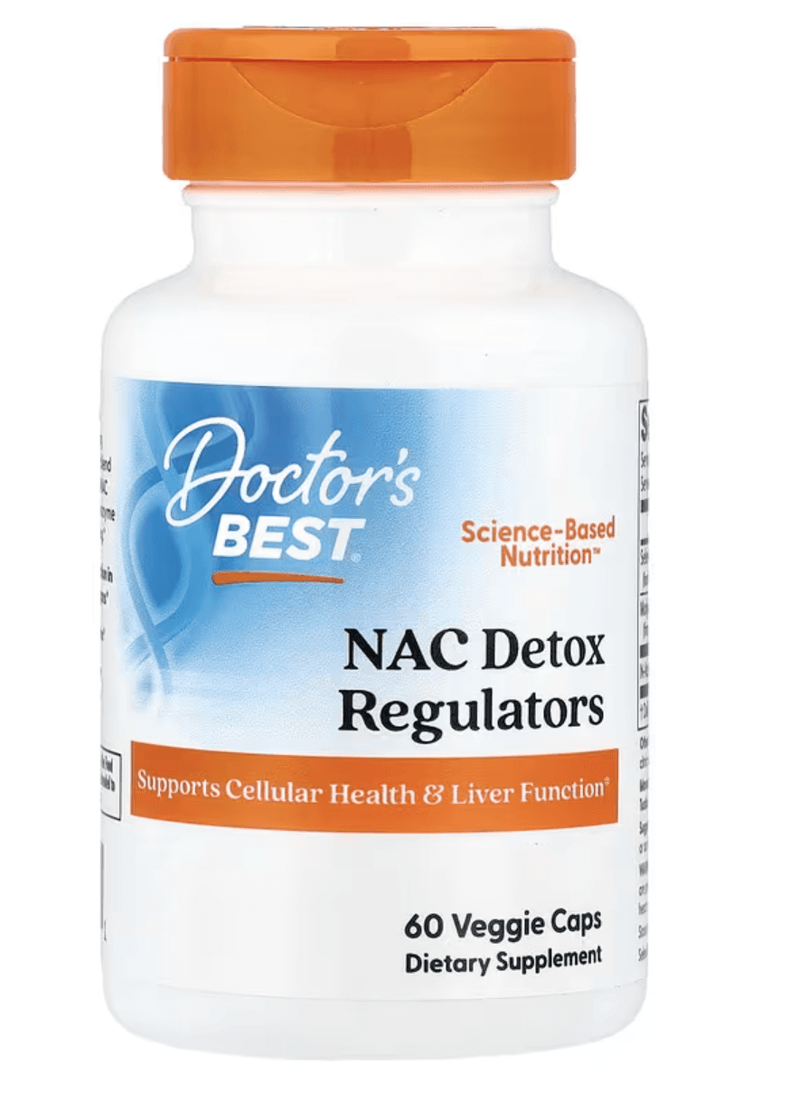 NAC від Doctor's Best, 60 вегетаріанських капсул