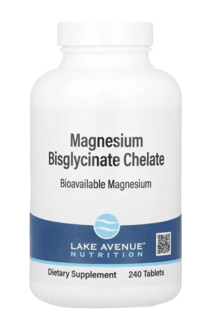 Lake Avenue Nutrition Magnesium Bisglycinate Chelate 100 мг 240
