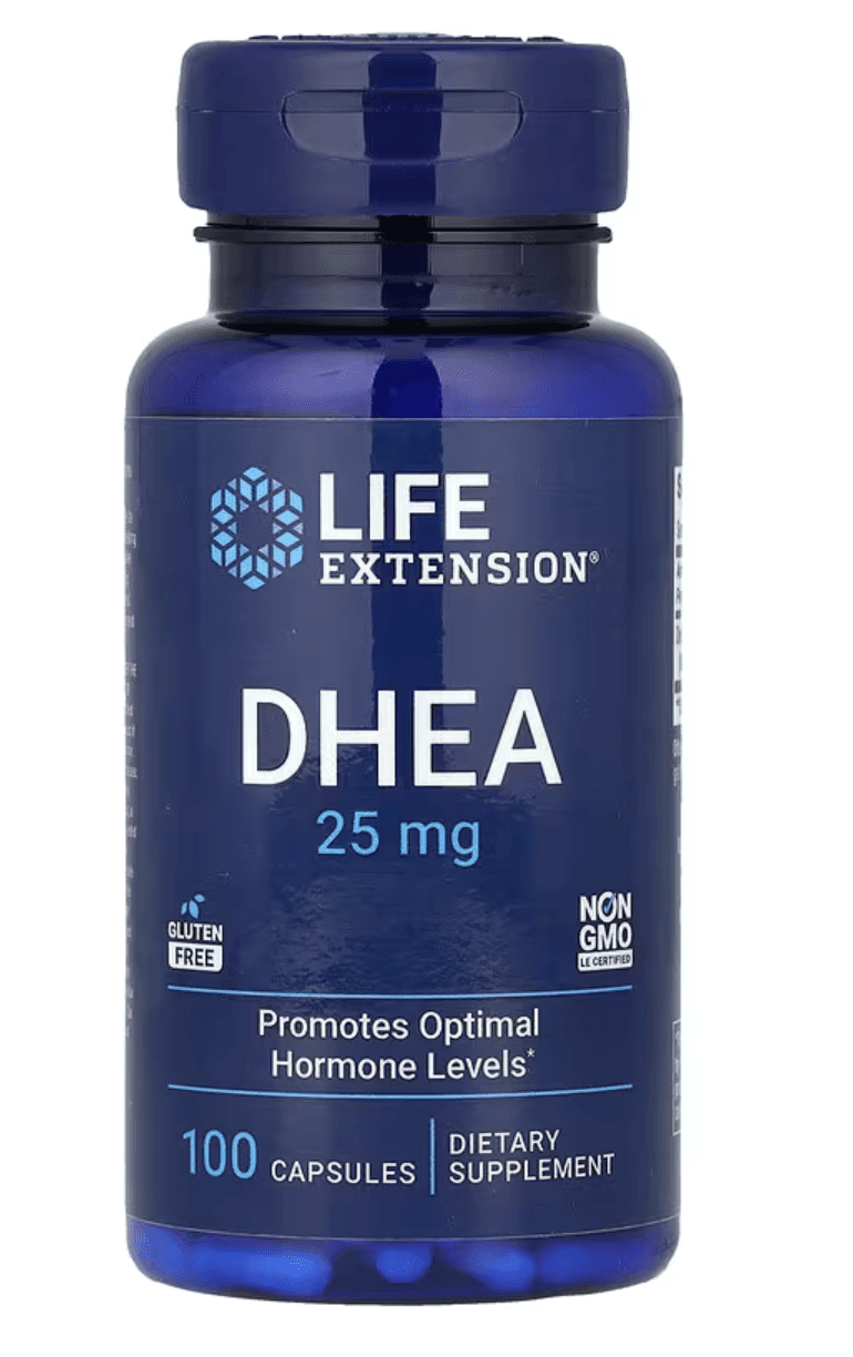 Life Extension, ДГЕА, 25 мг, 100 капсул