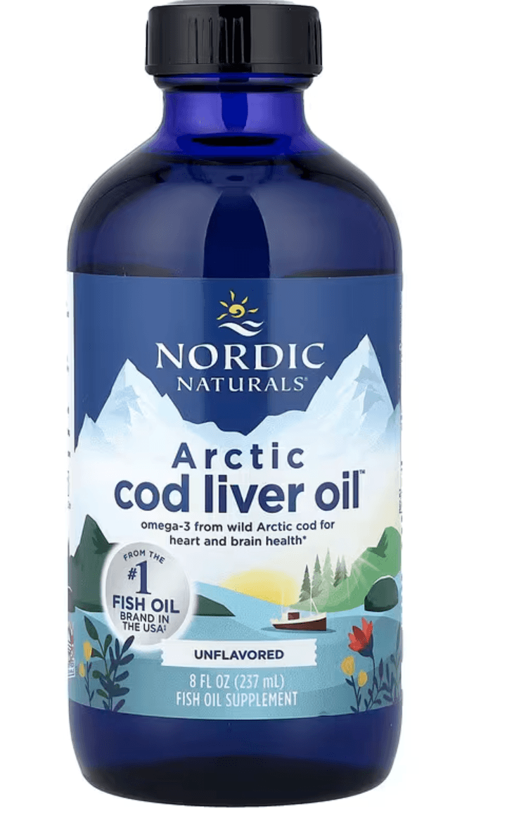 Олія з печінки арктичної тріски Nordic Naturals™, без смаку, 8 унцій